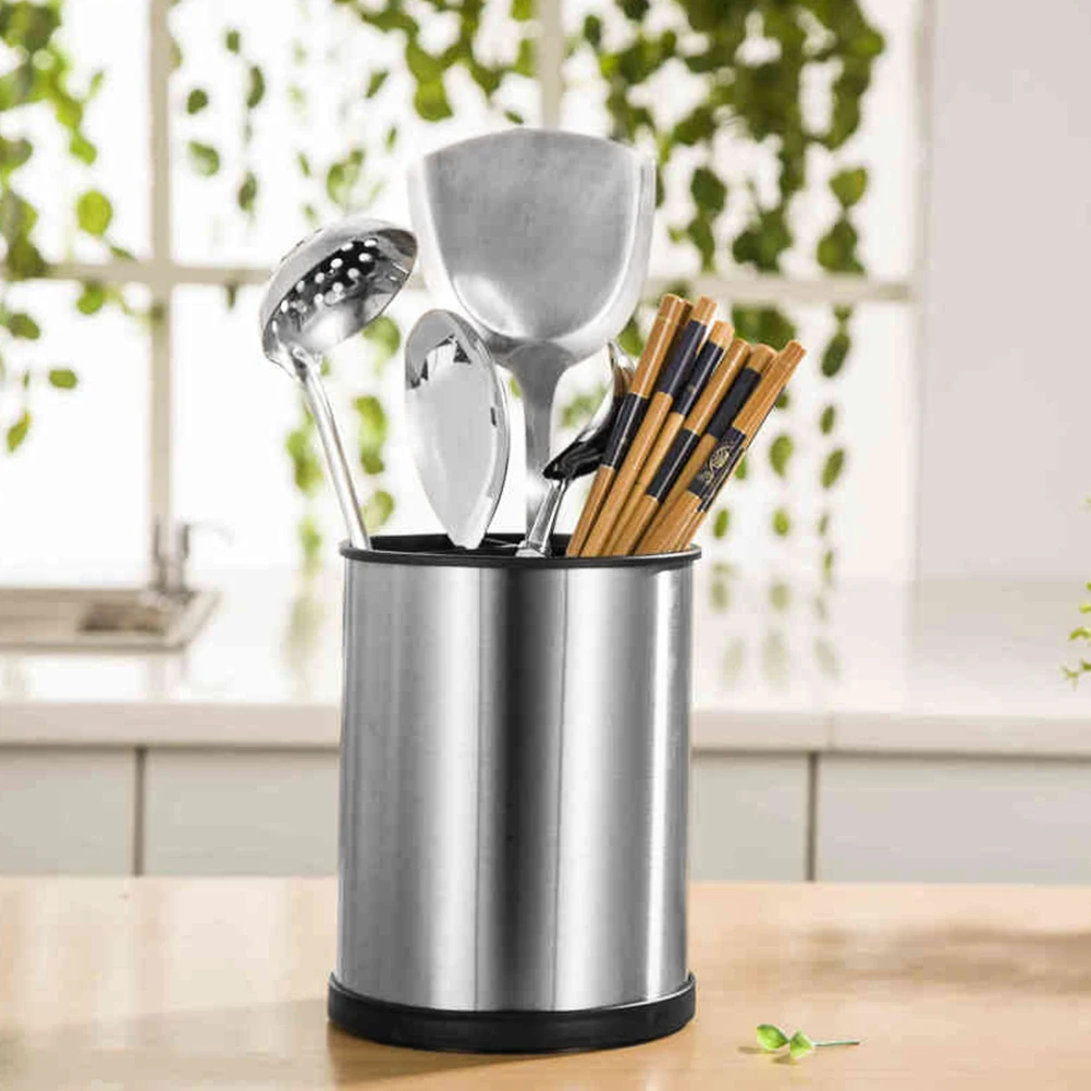Storage Boxes Stainless Steel Rotating Kitchen Utensil Holder Spinning Stainless Steel Organizer Cooking Serving Tools Organizer
Storage Boxes Stainless Steel Rotating Kitchen Utensil Holder Spinning Stainless Steel Organizer Cooking Serving Tools Organizer
