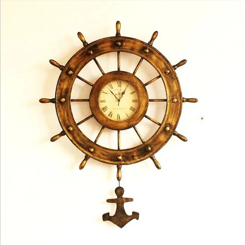 European Style Bronze Antique Old Rudder Clock Home Accessories Retro European Style Handicraft Decoration Ornaments
European Style Bronze Antique Old Rudder Clock Home Accessories Retro European Style Handicraft Decoration Ornaments