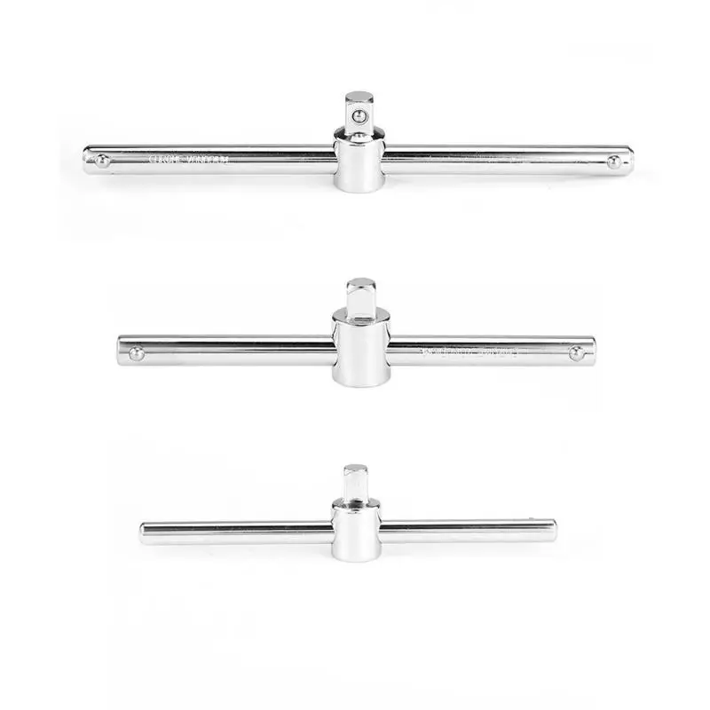 1pc 1/4 3/8 1/2 Driver Socket Wrench Extension Sliding Bar T-handle Socket Spanner Connector Rail for Ratchet Driver Auto Repair
1pc 1/4 3/8 1/2 Driver Socket Wrench Extension Sliding Bar T-handle Socket Spanner Connector Rail for Ratchet Driver Auto Repair