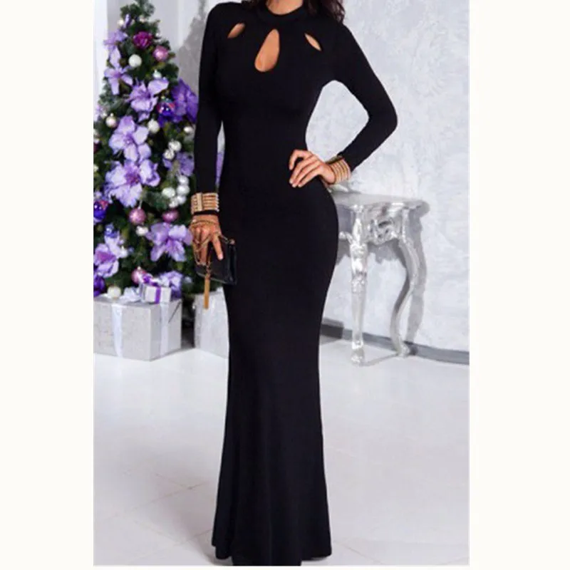 2019 Fashionable Autumn Elegant Women Sexy Casual Long Sleeve Flax Dress The Split Solid Long Maxi Dress Balck
2019 Fashionable Autumn Elegant Women Sexy Casual Long Sleeve Flax Dress The Split Solid Long Maxi Dress Balck