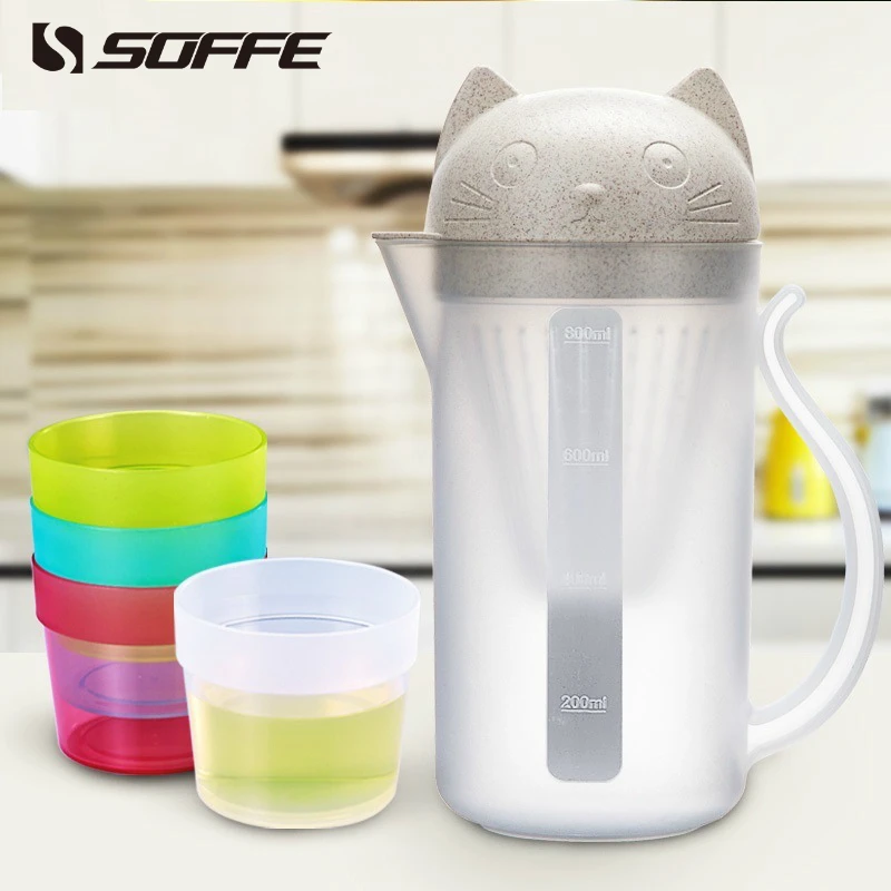 Soffe 6pcs /Set Cute Kettle Plastic Tea Set Tea Pot With Infuser Portable Cat Travel Teapot Set With Infuser Coffee Kettle Set
Soffe 6pcs /Set Cute Kettle Plastic Tea Set Tea Pot With Infuser Portable Cat Travel Teapot Set With Infuser Coffee Kettle Set