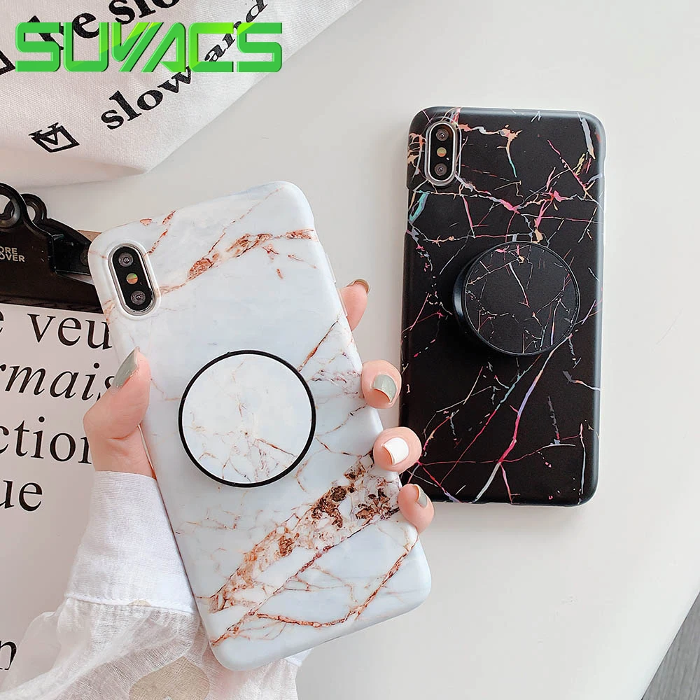 LOVECOM Art Marble Foldable Ring Kickstand Case For iPhone X XS Max XR 6 6S 7 8 Plus Soft IMD Anti-knock Phone Cover Coque Shell
LOVECOM Art Marble Foldable Ring Kickstand Case For iPhone X XS Max XR 6 6S 7 8 Plus Soft IMD Anti-knock Phone Cover Coque Shell