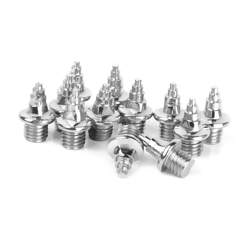 Footful 12Pcs of Replacement Shoes Spikes for Sports Running Track Shoes Trainers 8MM Tower Shape
Footful 12Pcs of Replacement Shoes Spikes for Sports Running Track Shoes Trainers 8MM Tower Shape
