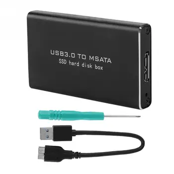MSATA/MINI PCI-E SSD Solid State Disk Enclosure Hard Disk Box 6Gbps 30 multiply by 30/50mm Black HDD Cases 2019 new style
MSATA/MINI PCI-E SSD Solid State Disk Enclosure Hard Disk Box 6Gbps 30 multiply by 30/50mm Black HDD Cases 2019 new style
