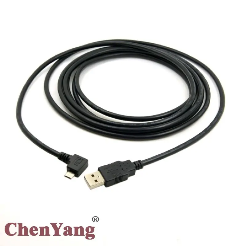 CY Chenyang Left Angled 90 Degree Micro USB Male to USB 2.0 Data Charge Cable 3m for Tablet & Cell Phone
CY Chenyang Left Angled 90 Degree Micro USB Male to USB 2.0 Data Charge Cable 3m for Tablet & Cell Phone