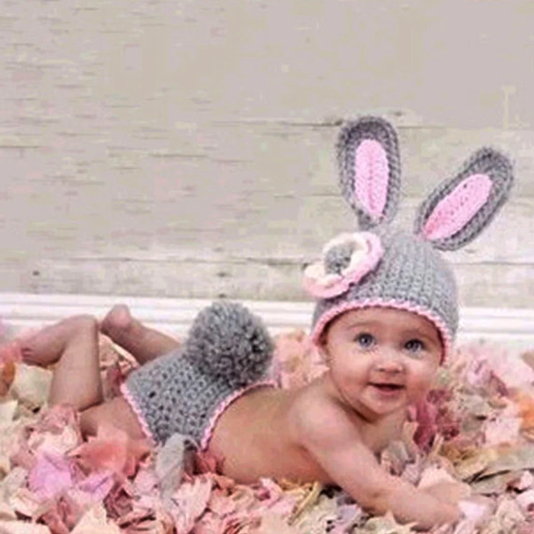 Newborn Baby Photography Props Cute Kids Knitted Rabbit Hats Costume Set Boys Girls Bunny Crochet Caps Children Photo Accessory
Newborn Baby Photography Props Cute Kids Knitted Rabbit Hats Costume Set Boys Girls Bunny Crochet Caps Children Photo Accessory