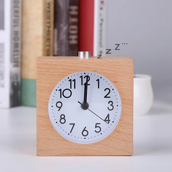 Alarm Clock Square 100% Wood No Ticking Snooze Backlight Digital Clock Table Clocks Wooden Table Clock
Alarm Clock Square 100% Wood No Ticking Snooze Backlight Digital Clock Table Clocks Wooden Table Clock