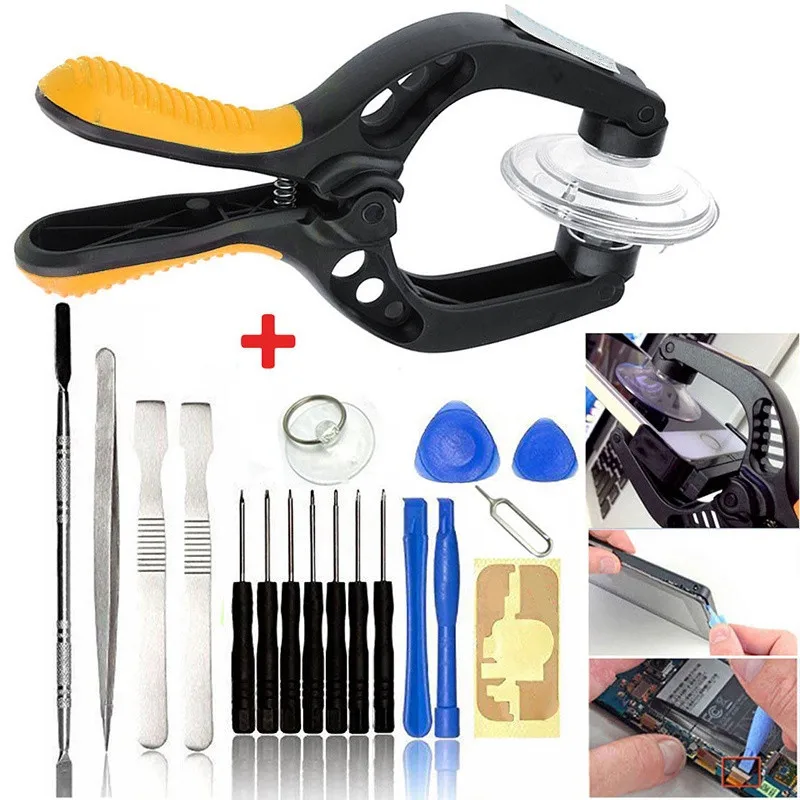 19 In 1 LCD Screen Opening Plier Screwdriver Pry Tool Set Mobile Phone Tablet LCD Screen Opening Plier Repairing Tools Kit
19 In 1 LCD Screen Opening Plier Screwdriver Pry Tool Set Mobile Phone Tablet LCD Screen Opening Plier Repairing Tools Kit