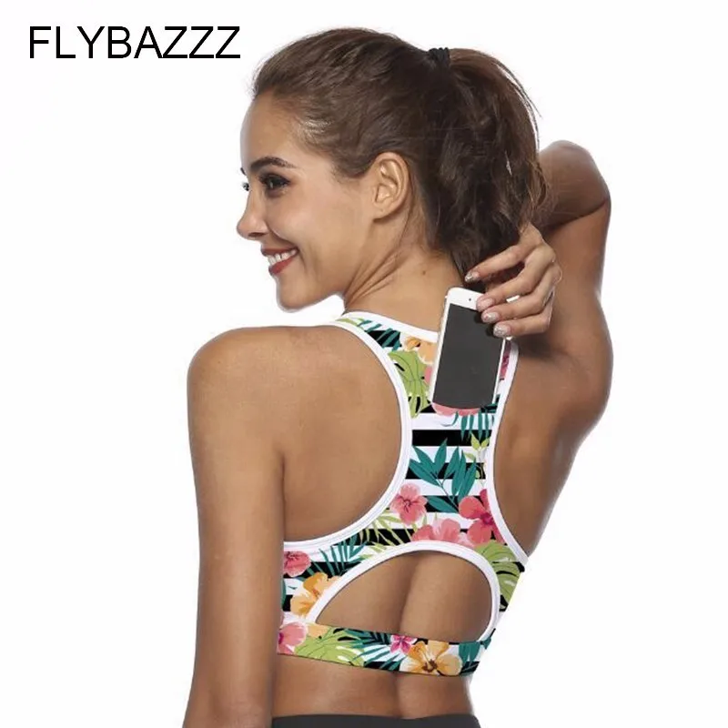 Women's energy Padded Sports Bra With Phone Pocket Racerback Yoga Bra Sportswear Elastic Push Up Running Bra Print Gym Crop Top
Women's energy Padded Sports Bra With Phone Pocket Racerback Yoga Bra Sportswear Elastic Push Up Running Bra Print Gym Crop Top
