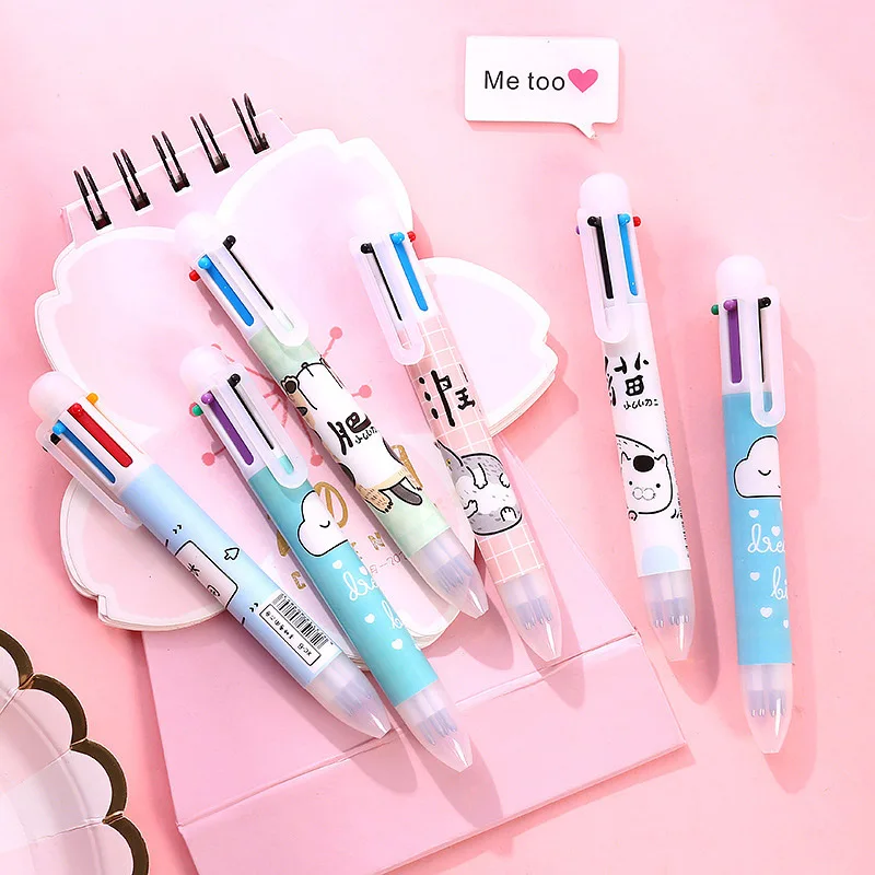 1PC 6 Colors In 1 Ballpoint Pens Kawaii Multicolor Ball Pens Cute Cartoon Cat Pens For Gift School Office Supplies Stationery
1PC 6 Colors In 1 Ballpoint Pens Kawaii Multicolor Ball Pens Cute Cartoon Cat Pens For Gift School Office Supplies Stationery