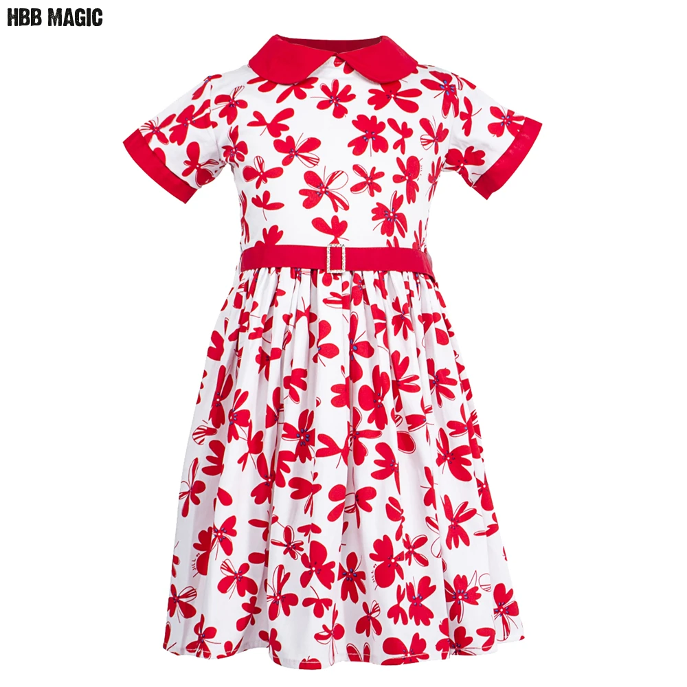 Retro Vintage Girls Floral Print Dress Peter Pan Collar Short Sleeve Cotton Princess Dress Kids Summer Dresses for Girls 5-12Y
Retro Vintage Girls Floral Print Dress Peter Pan Collar Short Sleeve Cotton Princess Dress Kids Summer Dresses for Girls 5-12Y
