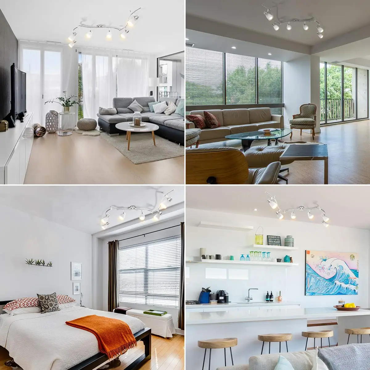 Rotatable 6-Way LED Modern Ceiling Lamp Ceiling Light IP20 Industrial Loft Home Lighting Fixture For Living Room
Rotatable 6-Way LED Modern Ceiling Lamp Ceiling Light IP20 Industrial Loft Home Lighting Fixture For Living Room