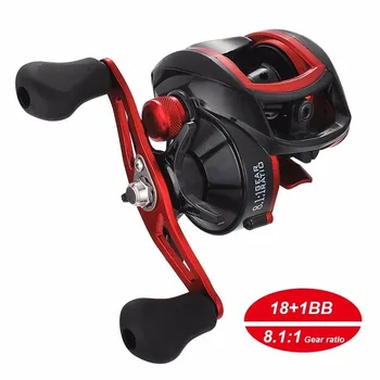 Baitcasting Reel High Speed 8.1:1 Gear Ratio 18+1 Bearings Super Smooth Fishing Reel Freshwater Bass Fishing Tackle Pesca
Baitcasting Reel High Speed 8.1:1 Gear Ratio 18+1 Bearings Super Smooth Fishing Reel Freshwater Bass Fishing Tackle Pesca