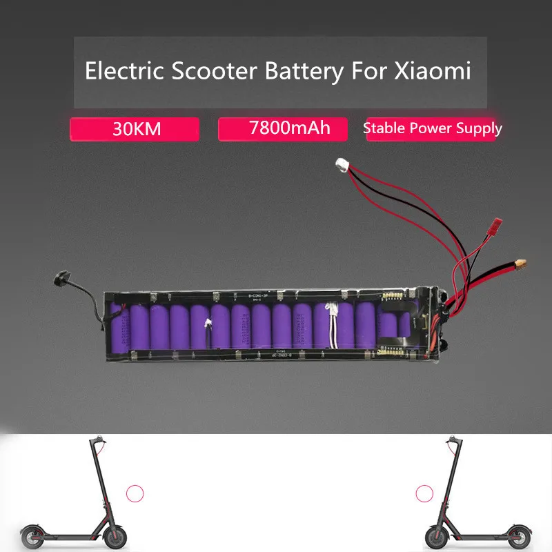 Electric Scooter Battery Power Supply For Xiaomi Mijia M365 Electric Scooter 36V 7800mAh 30KM High Quality Xiaomi Scooter Parts
Electric Scooter Battery Power Supply For Xiaomi Mijia M365 Electric Scooter 36V 7800mAh 30KM High Quality Xiaomi Scooter Parts
