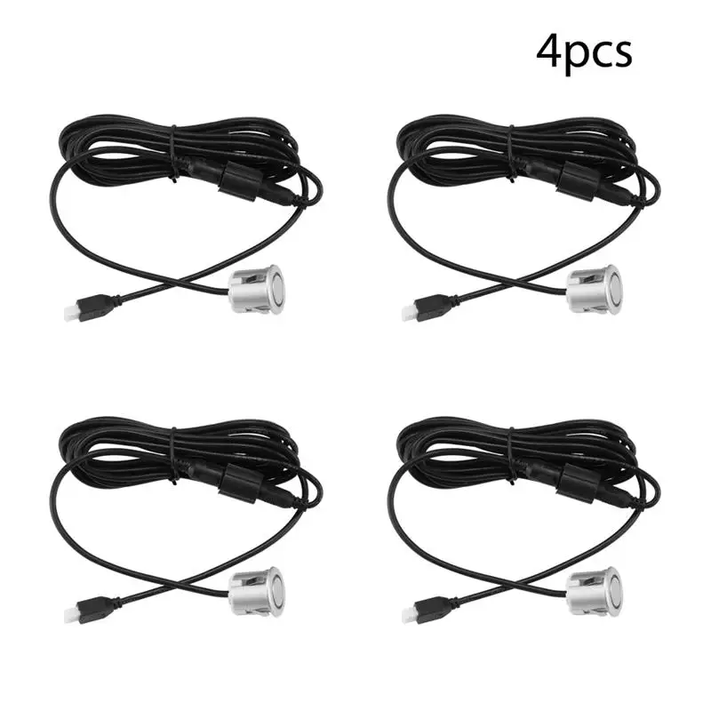 Onever 4 Pcs Car Parking Sensor Set Buzzer 19mm Reverse Backup Sound Alert Indicator Probe System 12V Car Accessories
Onever 4 Pcs Car Parking Sensor Set Buzzer 19mm Reverse Backup Sound Alert Indicator Probe System 12V Car Accessories