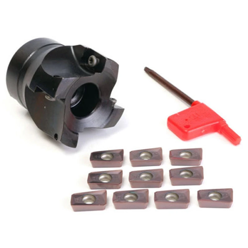 Mill Cutter Face End 400R -50MM-22 with10pcs Carbide Inserts APMT1604 CNC Mill Milling Cutter Insert Kit Machine Tools
Mill Cutter Face End 400R -50MM-22 with10pcs Carbide Inserts APMT1604 CNC Mill Milling Cutter Insert Kit Machine Tools
