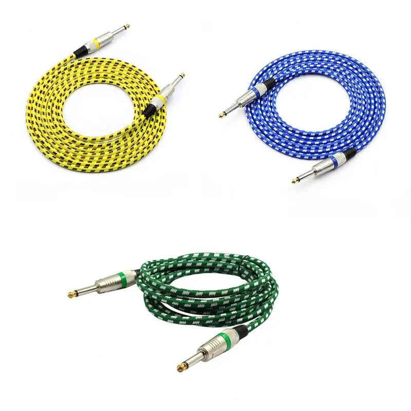 3M/10FT 3 Colors Electric Guitar Bass Lines Connecting The Instrument Guitar Cable Cord
3M/10FT 3 Colors Electric Guitar Bass Lines Connecting The Instrument Guitar Cable Cord