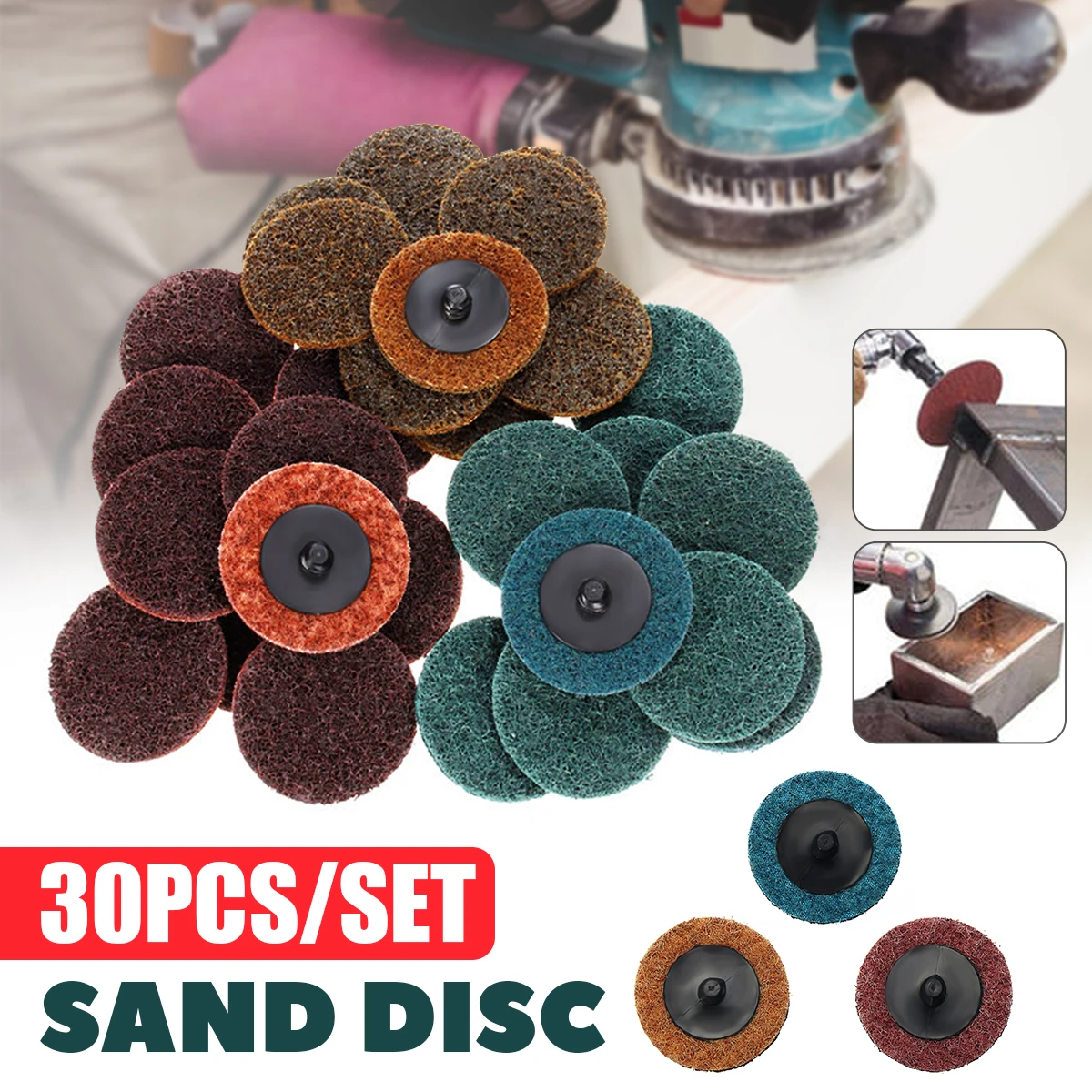 30 x 2 Sanding Roloc Roll Disc Surface Conditioning Fine Medium Coarse Prep Pad Colors 25,000 RPM Prep Gasket Coating Removal
30 x 2 Sanding Roloc Roll Disc Surface Conditioning Fine Medium Coarse Prep Pad Colors 25,000 RPM Prep Gasket Coating Removal