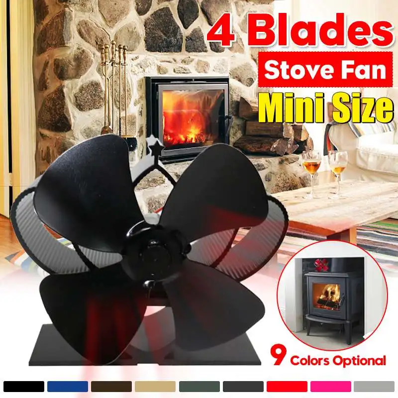 Mini 4 Blade Stove Fan Heat Powered komin Wood Burner Eco Fan Friendly Quiet Home Efficient Heat Distribution Fireplace Fan
Mini 4 Blade Stove Fan Heat Powered komin Wood Burner Eco Fan Friendly Quiet Home Efficient Heat Distribution Fireplace Fan