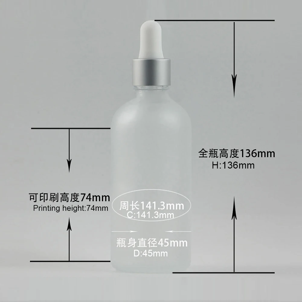 100ml glass dropper bottle sustainable cosmetic packaging clear frosted glass bottle for essential oil
100ml glass dropper bottle sustainable cosmetic packaging clear frosted glass bottle for essential oil