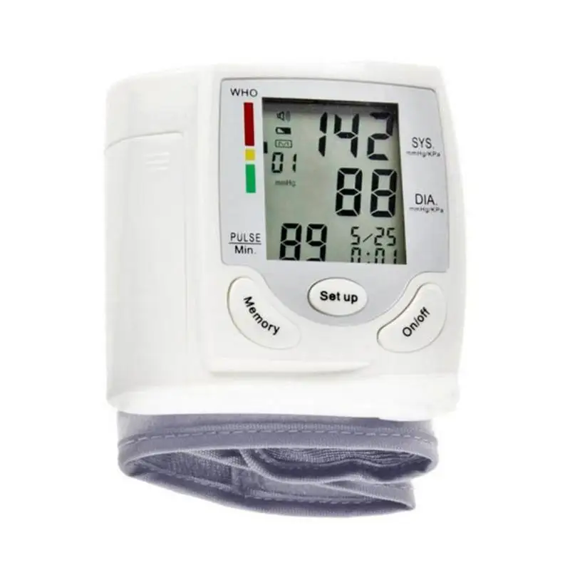 Household Blood Pressure Automatic Digital LCD Display Wrist Blood Pressure Monitor Heart Beat Rate Pulse Meter Measure
Household Blood Pressure Automatic Digital LCD Display Wrist Blood Pressure Monitor Heart Beat Rate Pulse Meter Measure