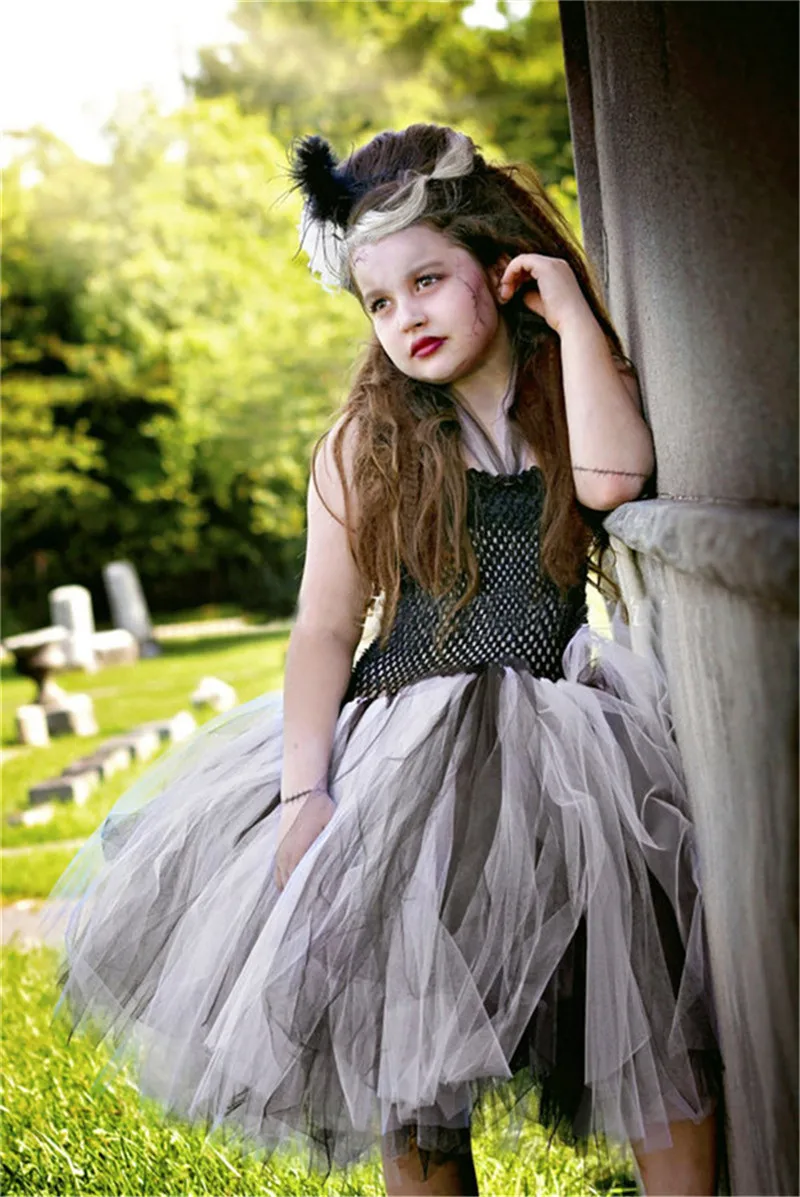 Black Girl Tutu Dress Vampire Tulle Dress Girls Stage Performance Halloween Birthday Party Cosplay Costume Wear 2T-7T
Black Girl Tutu Dress Vampire Tulle Dress Girls Stage Performance Halloween Birthday Party Cosplay Costume Wear 2T-7T
