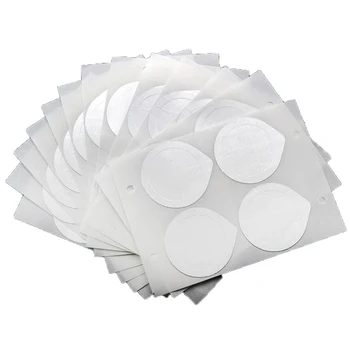 Coffe 200 Pcs Adhesive Aluminum Lids Seals for Filling Empty Disposable Refillable Reusable Nespresso Pod Capsule Sealing Tool