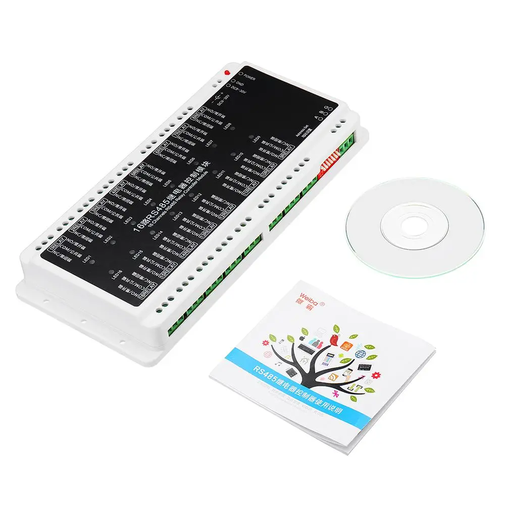 1PCS DC 9-30V 16 Channel RS485 Communication Relay Module Industrial Grade PLC Automation Intelligent Remote Control Switch
1PCS DC 9-30V 16 Channel RS485 Communication Relay Module Industrial Grade PLC Automation Intelligent Remote Control Switch