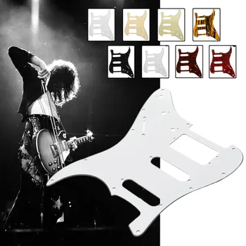 

3ply HSS Humbucker Electric Guitar Pickguard Scratch Plate 3ply 11 Hole HSS For USA/MEX Fender for Stratocaster Strat