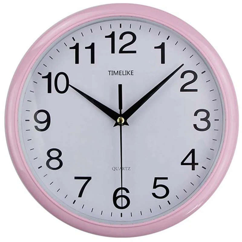 Классические винтажные круглые Настенные часы Timelike современные пластиковые