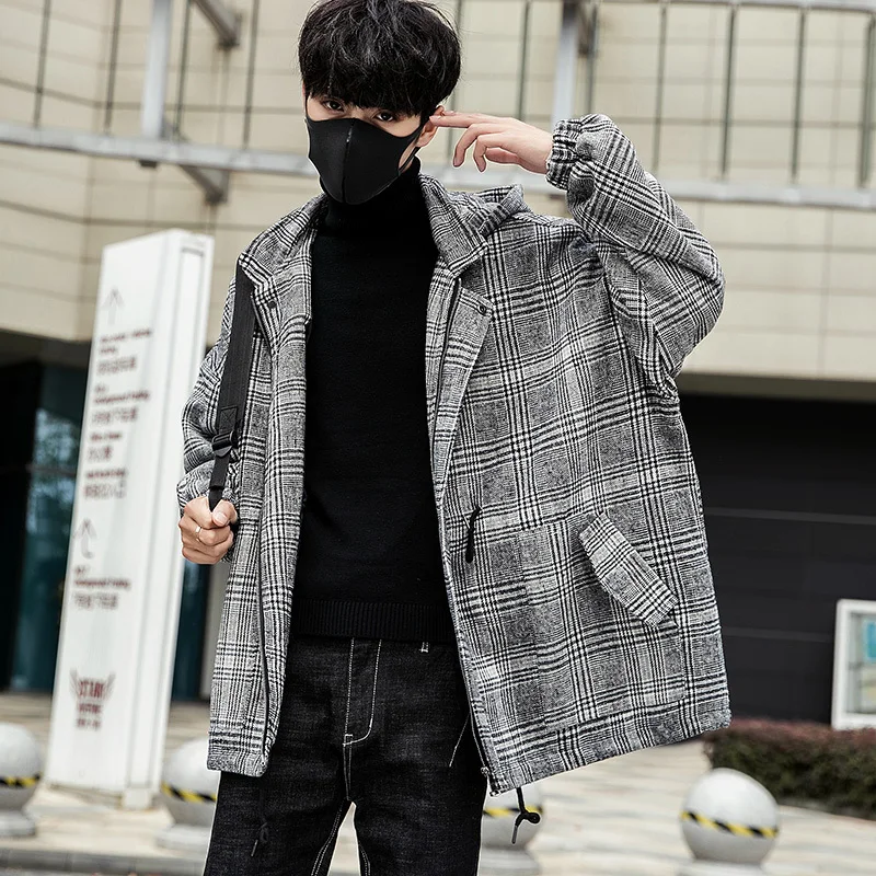 2019 Spring New Japanese College Wind Men's Casual Long-sleeved Trend Dark System Hip Hop Plaid Shirt Jacket Party Travel Retro
2019 Spring New Japanese College Wind Men's Casual Long-sleeved Trend Dark System Hip Hop Plaid Shirt Jacket Party Travel Retro