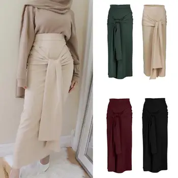 Women Belt Skirt Overalls Dress Muslim Bottoms Long Bandage Pencil Skirt Ramadan Party Worship Service Islamic Clothing Fashion
Women Belt Skirt Overalls Dress Muslim Bottoms Long Bandage Pencil Skirt Ramadan Party Worship Service Islamic Clothing Fashion