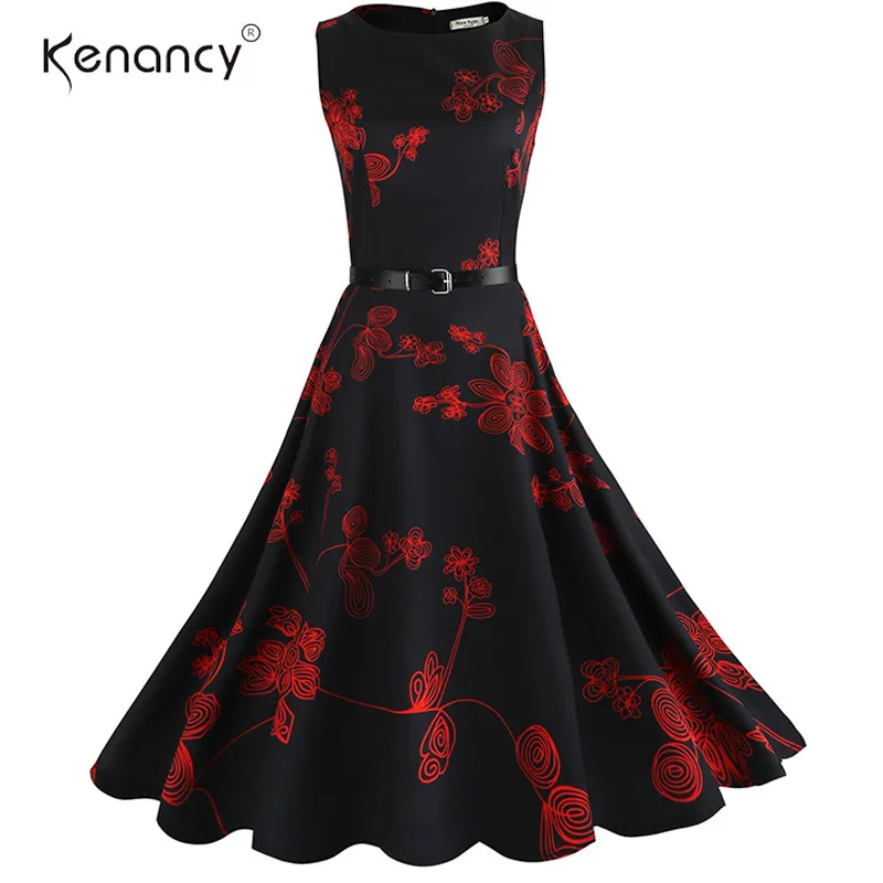 Kenancy Elegant Style Audrey Hepburn Vintage Dress Plus Size Spring Women Retro Dress Party Vestidos Cotton Dress
Kenancy Elegant Style Audrey Hepburn Vintage Dress Plus Size Spring Women Retro Dress Party Vestidos Cotton Dress