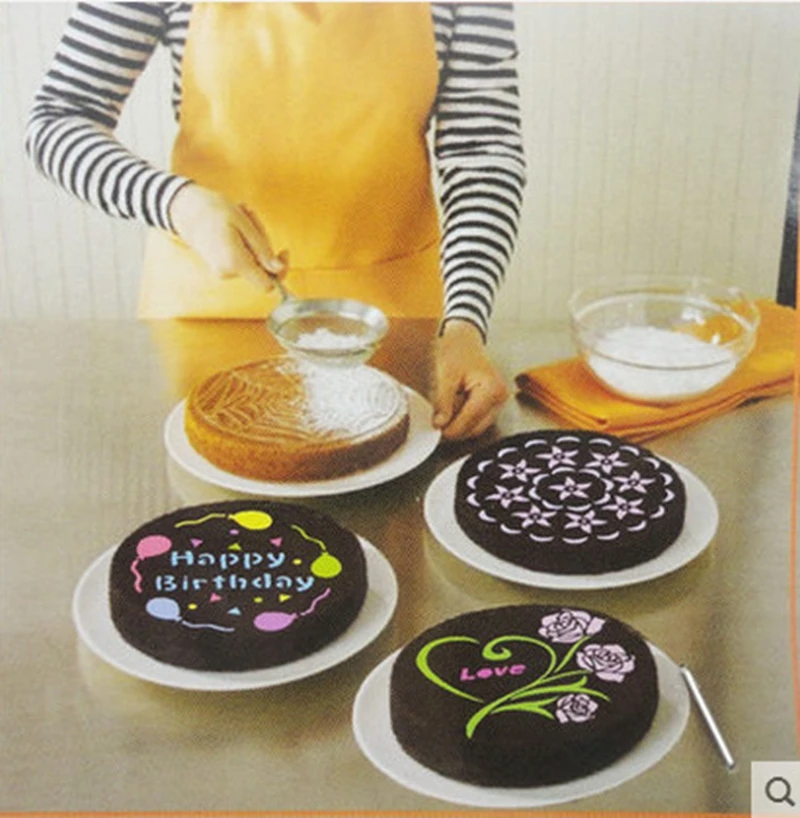 Cake Stencils 3pc Plastic Cake Stencils Flower Spray Stencils Cake Mold Decorating Bakery Tools DIY Mould Fondant Template
Cake Stencils 3pc Plastic Cake Stencils Flower Spray Stencils Cake Mold Decorating Bakery Tools DIY Mould Fondant Template