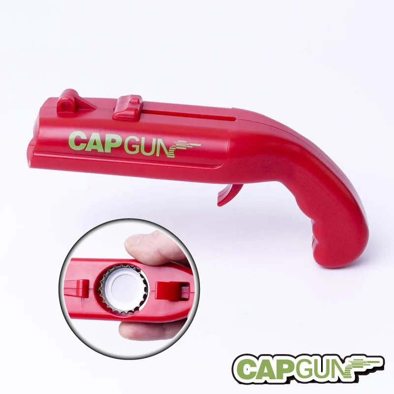 Portable Can Openers Spring Cap Catapult Launcher Gun shape Bar Tool Drink Opening Shooter Beer Bottle Opener Creative 1Pc
Portable Can Openers Spring Cap Catapult Launcher Gun shape Bar Tool Drink Opening Shooter Beer Bottle Opener Creative 1Pc