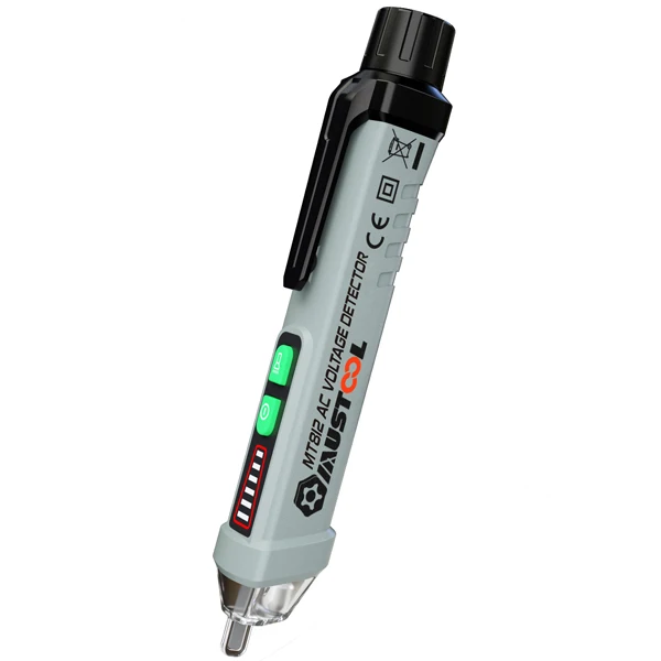 MUSTOOL MT812 Multifunctional AC 12-1000V Non Contact Voltage Tester Pen Voltage Detector Light & Sound Alarm
MUSTOOL MT812 Multifunctional AC 12-1000V Non Contact Voltage Tester Pen Voltage Detector Light & Sound Alarm