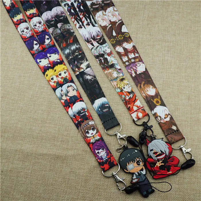 Anime Tokyo Ghoul Kaneki Ken Neck Strap Lanyard Mobile Phone Charms Key Chain Camera ID Badge Holder fabric Lariat Key Chains
Anime Tokyo Ghoul Kaneki Ken Neck Strap Lanyard Mobile Phone Charms Key Chain Camera ID Badge Holder fabric Lariat Key Chains
