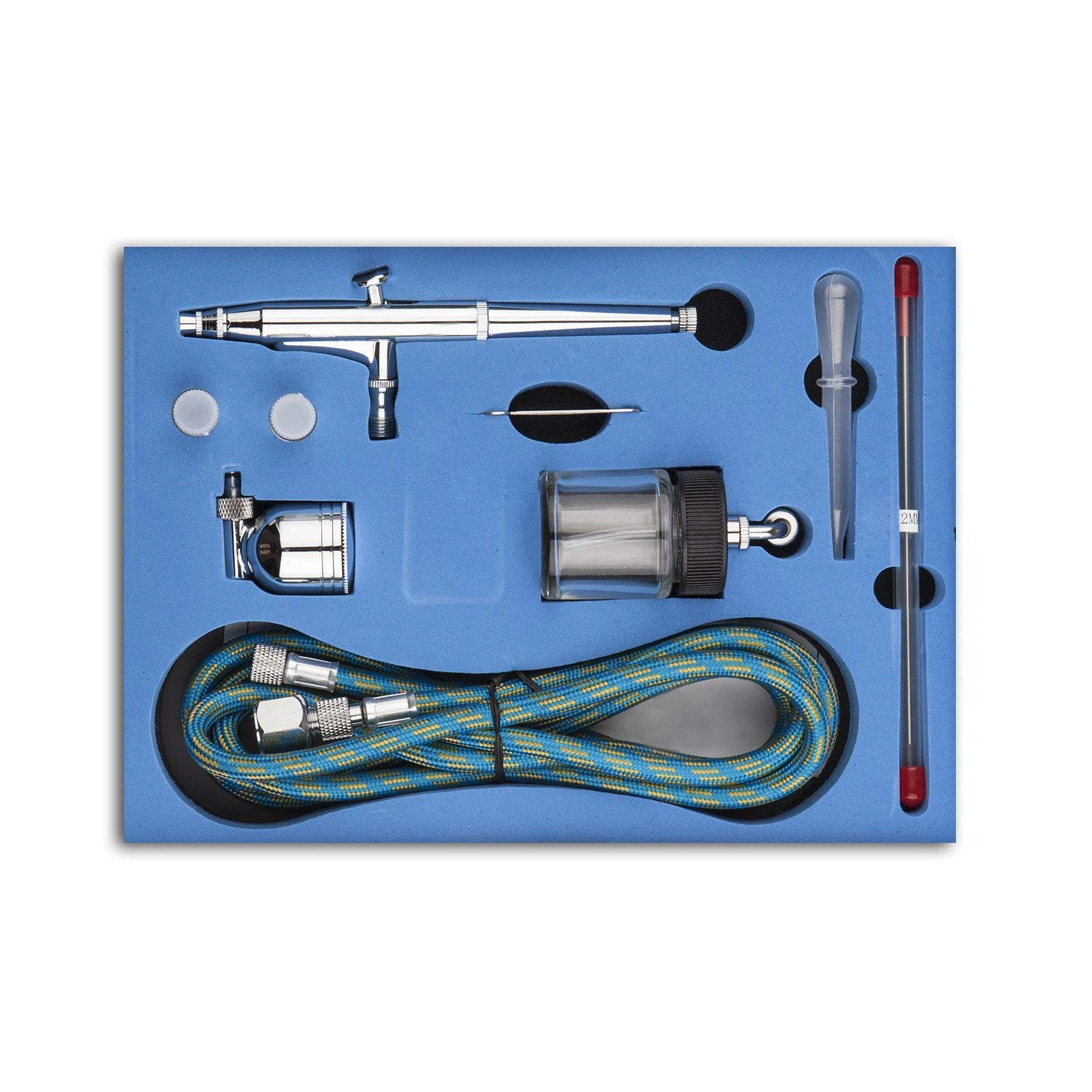 SP134K 0.2mm/0.5mm 7cc CUP Professional Double-action Trigger Air-paint Control Airbrush for Art-and-craft Projects Tool sets
SP134K 0.2mm/0.5mm 7cc CUP Professional Double-action Trigger Air-paint Control Airbrush for Art-and-craft Projects Tool sets