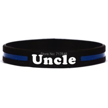100pcs UNCLE Thin Blue Line wristband silicone bracelets free shipping by ePacket A
100pcs UNCLE Thin Blue Line wristband silicone bracelets free shipping by ePacket A
