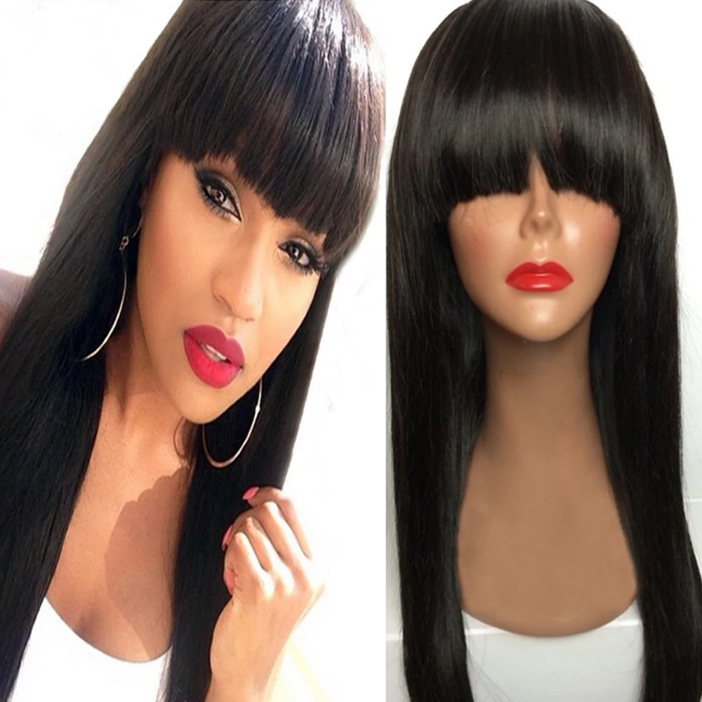 SimBeauty Brazilian Hair Fringe Wig 13X6 Lace Front Human Hair Wigs For Black Women Glueless Silky Straight Bang Wig Virgin Wigs
SimBeauty Brazilian Hair Fringe Wig 13X6 Lace Front Human Hair Wigs For Black Women Glueless Silky Straight Bang Wig Virgin Wigs