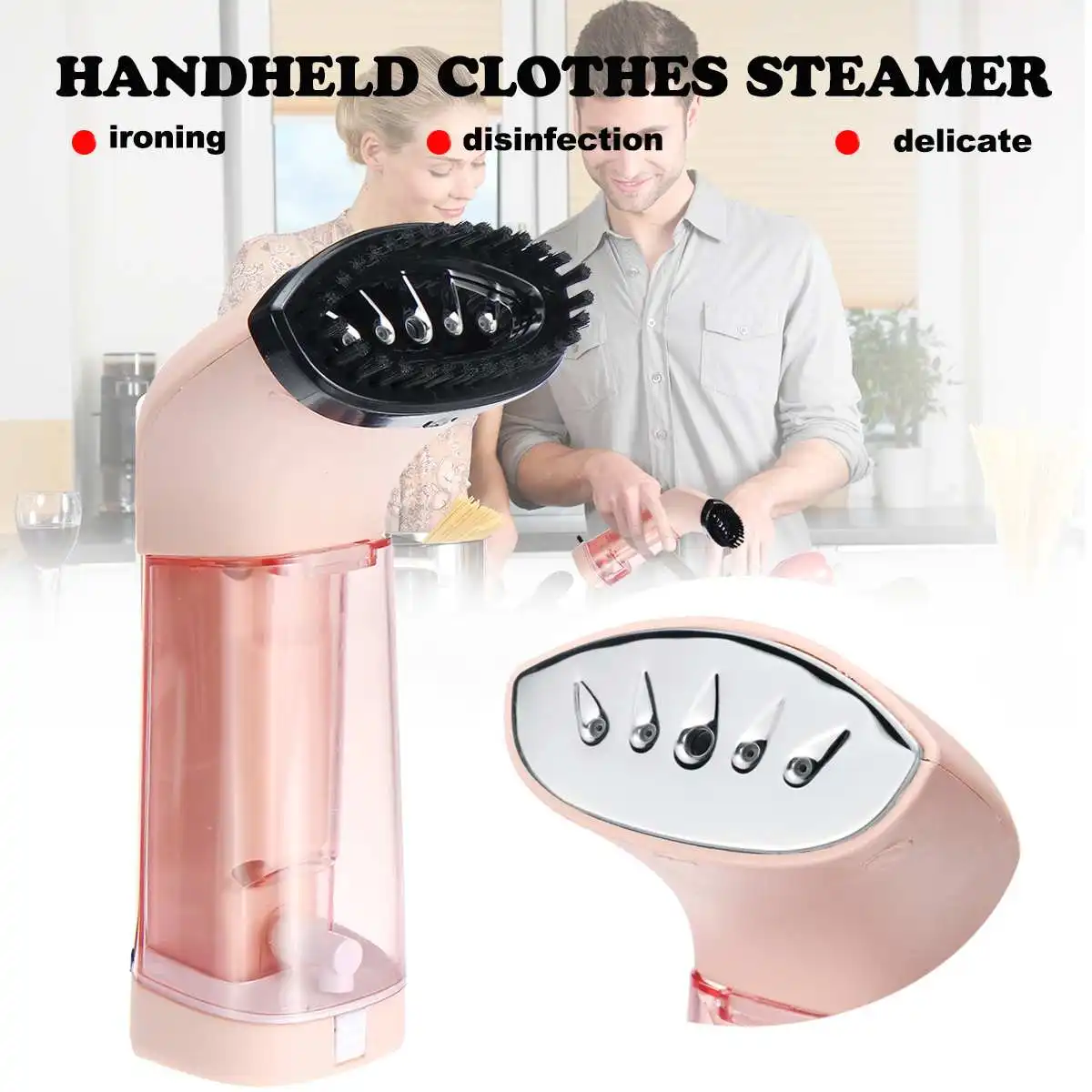 110V-240V 800W Mini Handheld Garment Steamer Portable Electric Steaming Laundry Clothes Iron Steamer for Home Travel
110V-240V 800W Mini Handheld Garment Steamer Portable Electric Steaming Laundry Clothes Iron Steamer for Home Travel