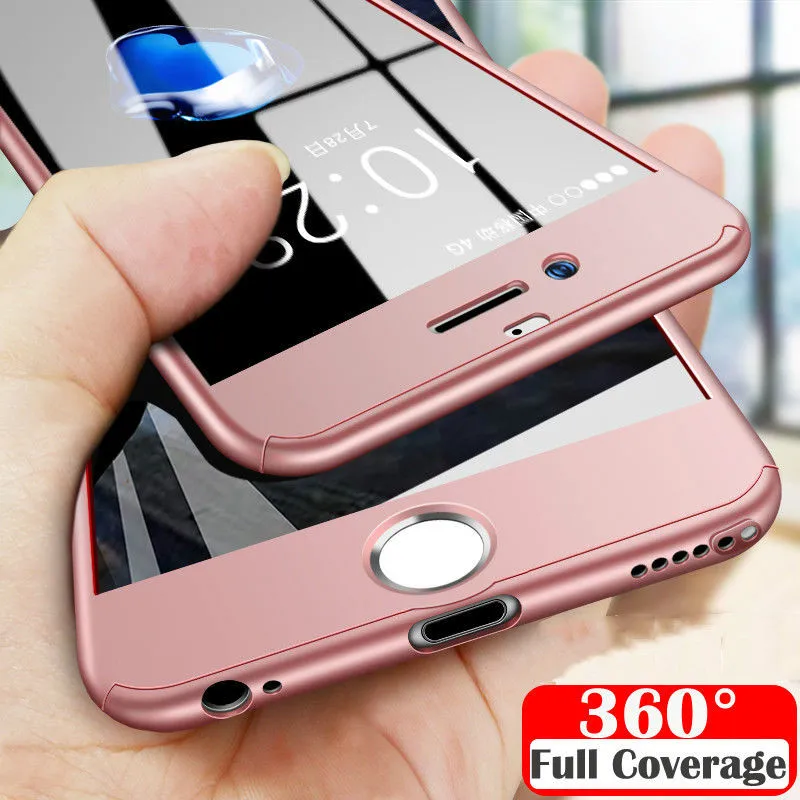 360 Full Protective Phone Case For iPhone 8 7 Plus 6 6s Case 5 5S SE X 10 Full Cover For iPhone XR Xs Max X Cases With Glass
360 Full Protective Phone Case For iPhone 8 7 Plus 6 6s Case 5 5S SE X 10 Full Cover For iPhone XR Xs Max X Cases With Glass