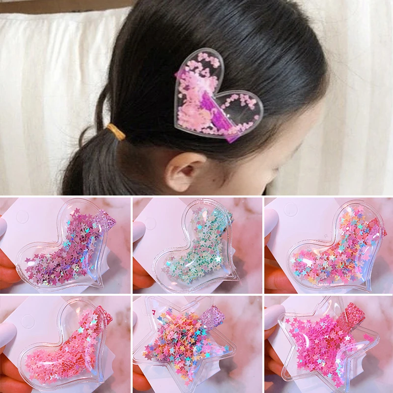Star 1PC Girls Korean Children Kids Plastic Hair Clips Paillette Heart Candy Color Clip color random Transparency Shining
Star 1PC Girls Korean Children Kids Plastic Hair Clips Paillette Heart Candy Color Clip color random Transparency Shining