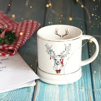 Nordic Style Exquisite Gift Box Merry Joyous Golden Elk Forest Festival Christmas Mug Coffee Cup Breakfast Milk Oatmeal Tumbler
Nordic Style Exquisite Gift Box Merry Joyous Golden Elk Forest Festival Christmas Mug Coffee Cup Breakfast Milk Oatmeal Tumbler