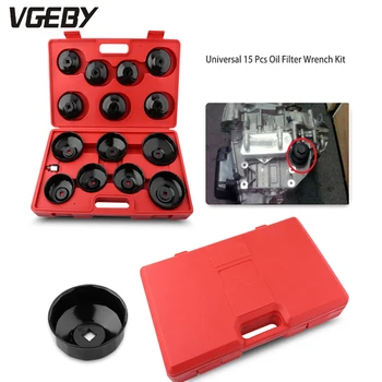 15Pcs Universal Oil Filter Key Wrench Kit Changing Oil Filter Removal Wrench Caps Fluted Cups Socket Remover Tools Set NEW
15Pcs Universal Oil Filter Key Wrench Kit Changing Oil Filter Removal Wrench Caps Fluted Cups Socket Remover Tools Set NEW