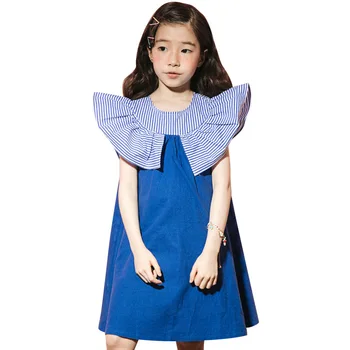 Striped patchwork cotton princess dress big girl yellow blue teen children summer dress fashion children's clothing 4-14
Striped patchwork cotton princess dress big girl yellow blue teen children summer dress fashion children's clothing 4-14