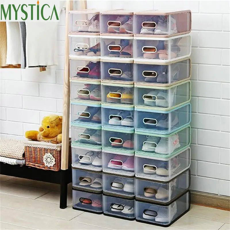 4pcs Eco-friendly Shoe Storage Box Case Transparent Rectangle Plastic Storage Box Rectangle Pp Shoe Organizer Thickened Shoe Box
4pcs Eco-friendly Shoe Storage Box Case Transparent Rectangle Plastic Storage Box Rectangle Pp Shoe Organizer Thickened Shoe Box