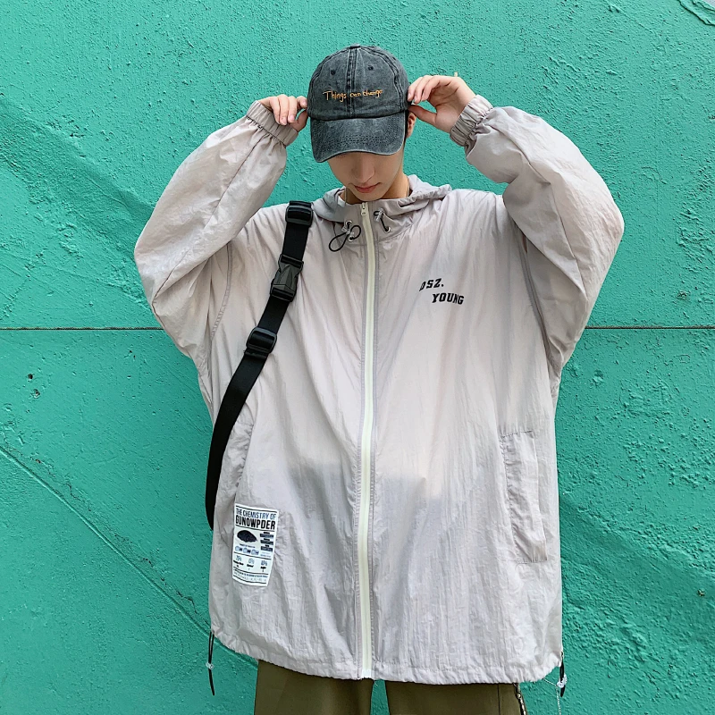 Spring New Thin Jacket Men Fashion Letter Printing Casual Hooded Jacket Man Streetwear Wild Hip Hop Loose Bomber Jacket S-XL
Spring New Thin Jacket Men Fashion Letter Printing Casual Hooded Jacket Man Streetwear Wild Hip Hop Loose Bomber Jacket S-XL