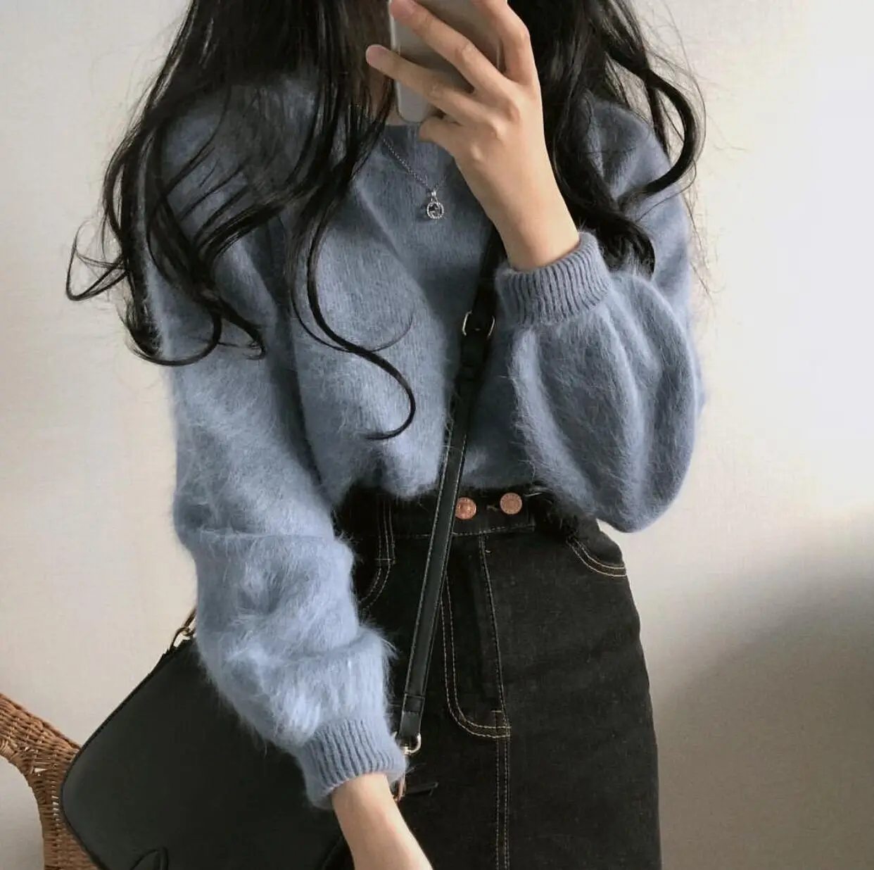 Lychee Girls Mohair Women Knitted Sweaters O Neck Long Sleeve Sweet Sweaters Autumn Winter Casual Loose Warm Sweater Pullover
Lychee Girls Mohair Women Knitted Sweaters O Neck Long Sleeve Sweet Sweaters Autumn Winter Casual Loose Warm Sweater Pullover