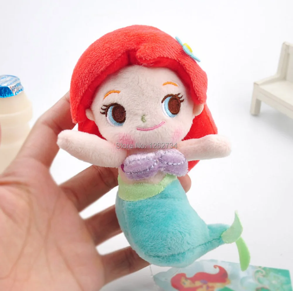 New 14CM The Little Mermaid Ariel Princess Plush Keychain Pendents Doll Figure TYTJ
New 14CM The Little Mermaid Ariel Princess Plush Keychain Pendents Doll Figure TYTJ